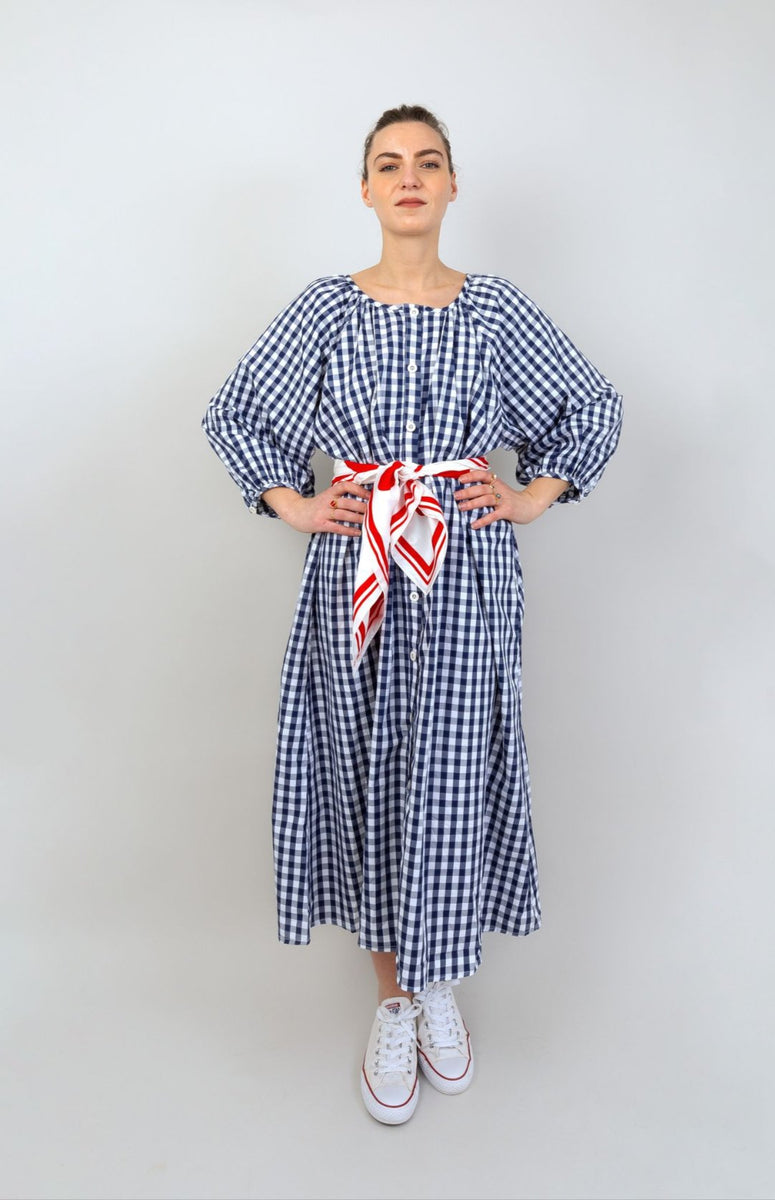 Robe De Pâques Fille AVA & YELLY Taille 16 Bleu Marine - Neuf Sans Étiquettes - Style Habillé