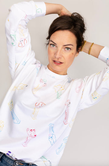 Sweat-shirt MALOTRU Pez - Léopoldine Chateau