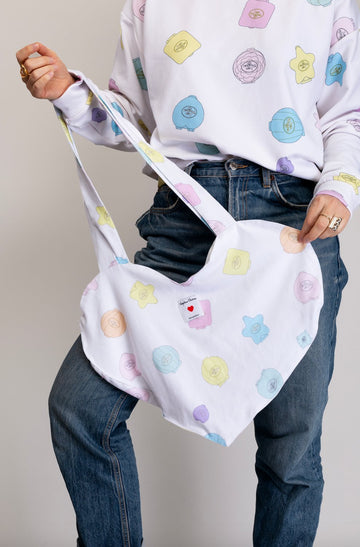 Tote bag COEUR Léo Pocket - Léopoldine Chateau