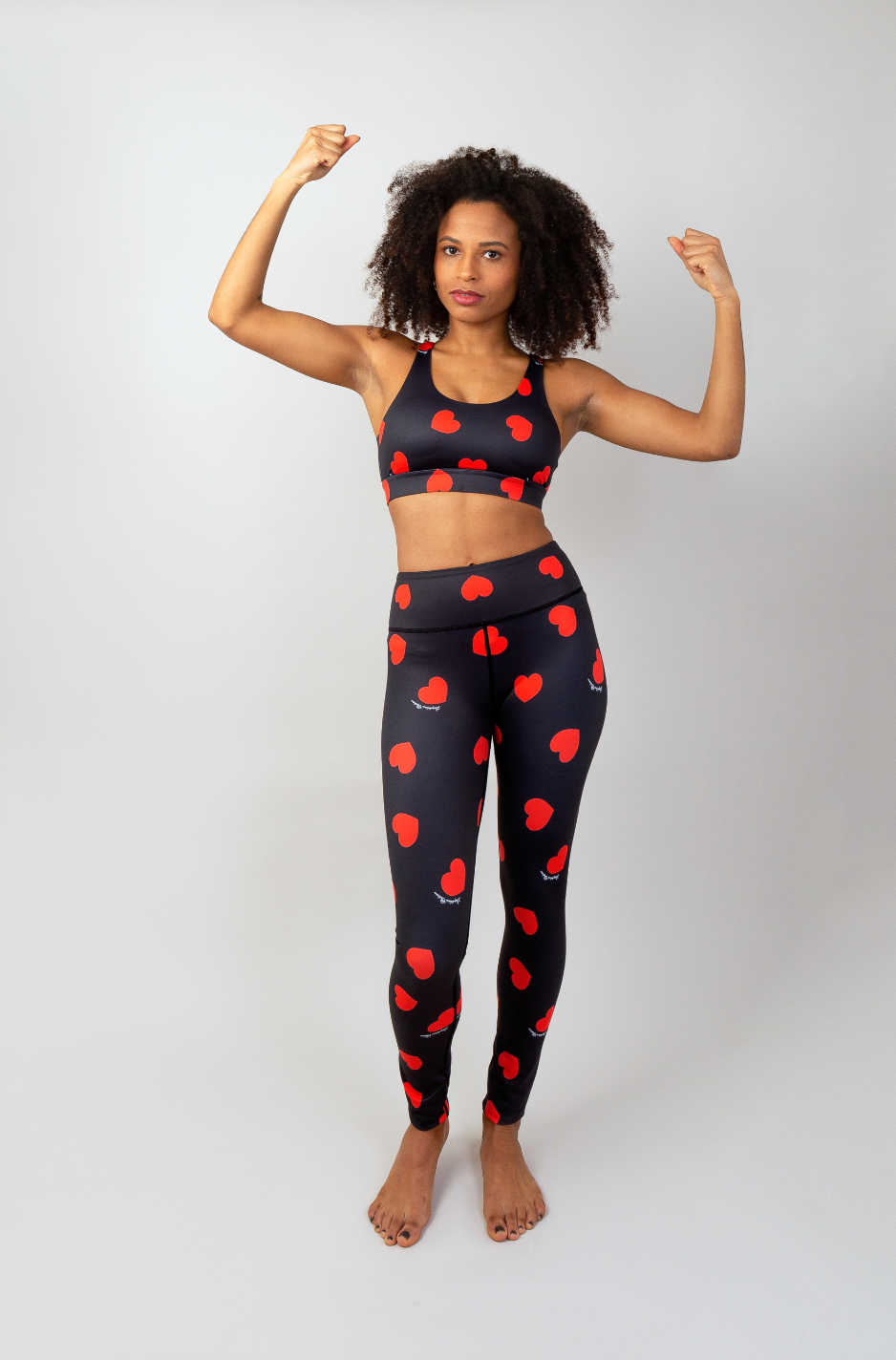 Legging coeur hot sale