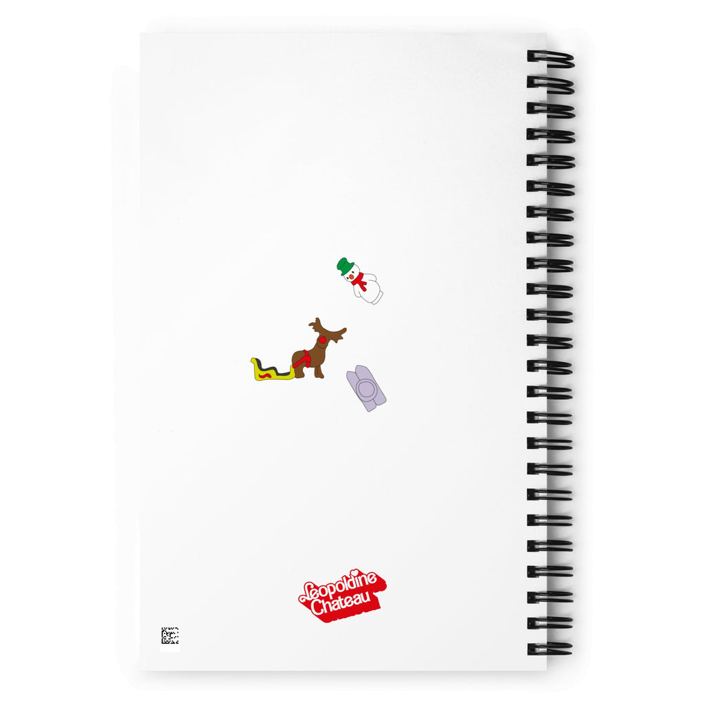 Carnet à spirales de Noël - Léopoldine Chateau