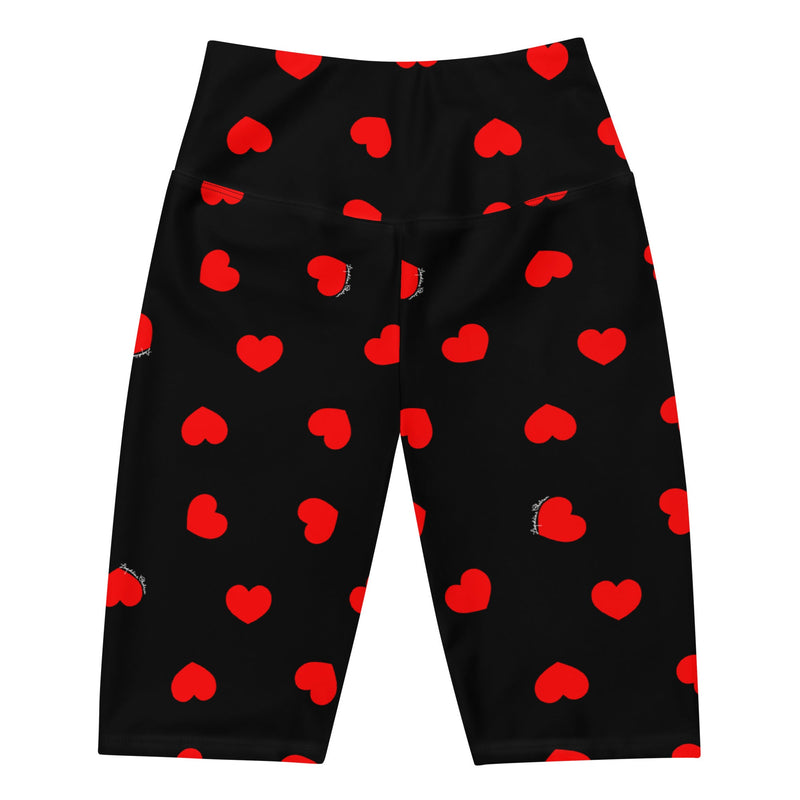 Cycliste de Yoga JANI noir coeurs
