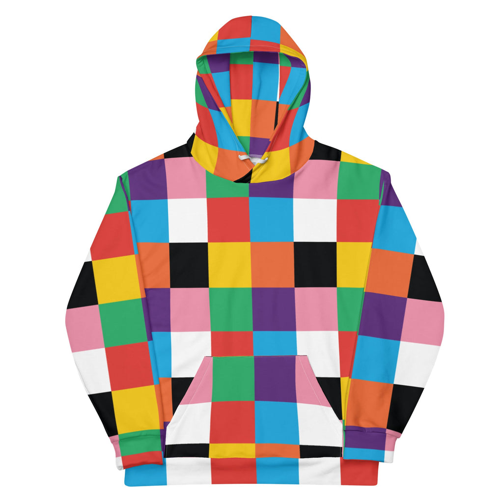 Hoodie VENISE Carrés - Léopoldine Chateau