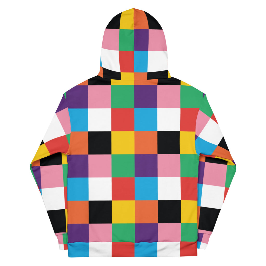 Hoodie VENISE Carrés - Léopoldine Chateau