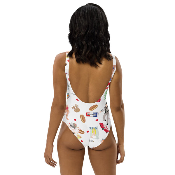 Maillot de Bain PENELOPE Saint Tropez blanc - Léopoldine Chateau