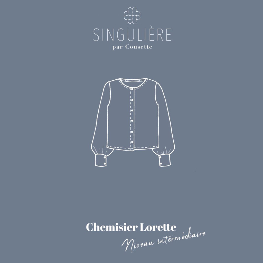 Patron couture - Blouse Lorette COUSETTE - Léopoldine Chateau