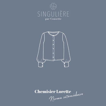 Patron couture - Blouse Lorette COUSETTE - Léopoldine Chateau