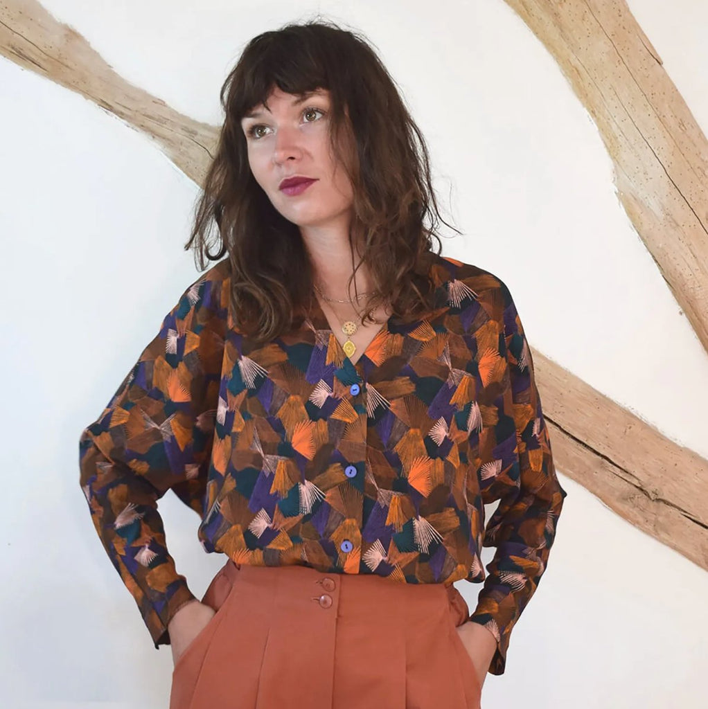 Patron couture - Robe / chemisier Bridgette COUSETTE - Léopoldine Chateau