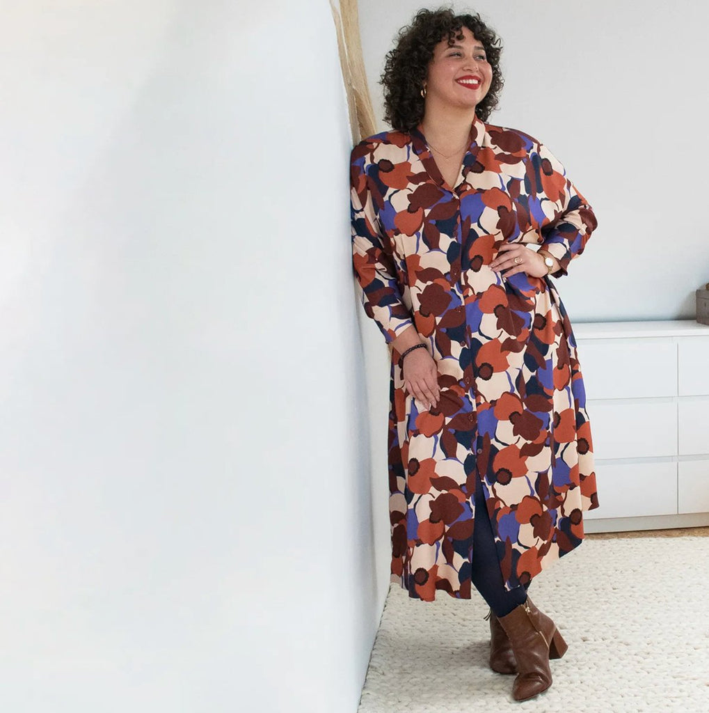 Patron couture - Robe / chemisier Bridgette COUSETTE - Léopoldine Chateau