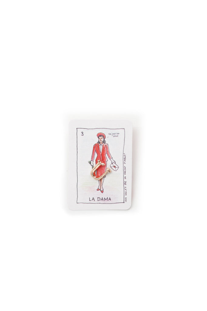 Pin's LETTRE - Léopoldine Chateau