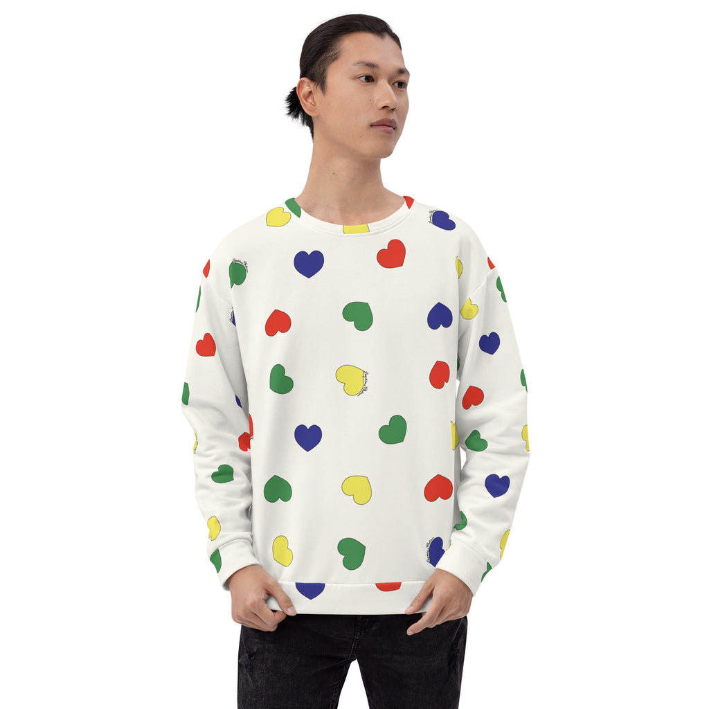 Sweat MALOTRU coeurs multicos - Léopoldine Chateau