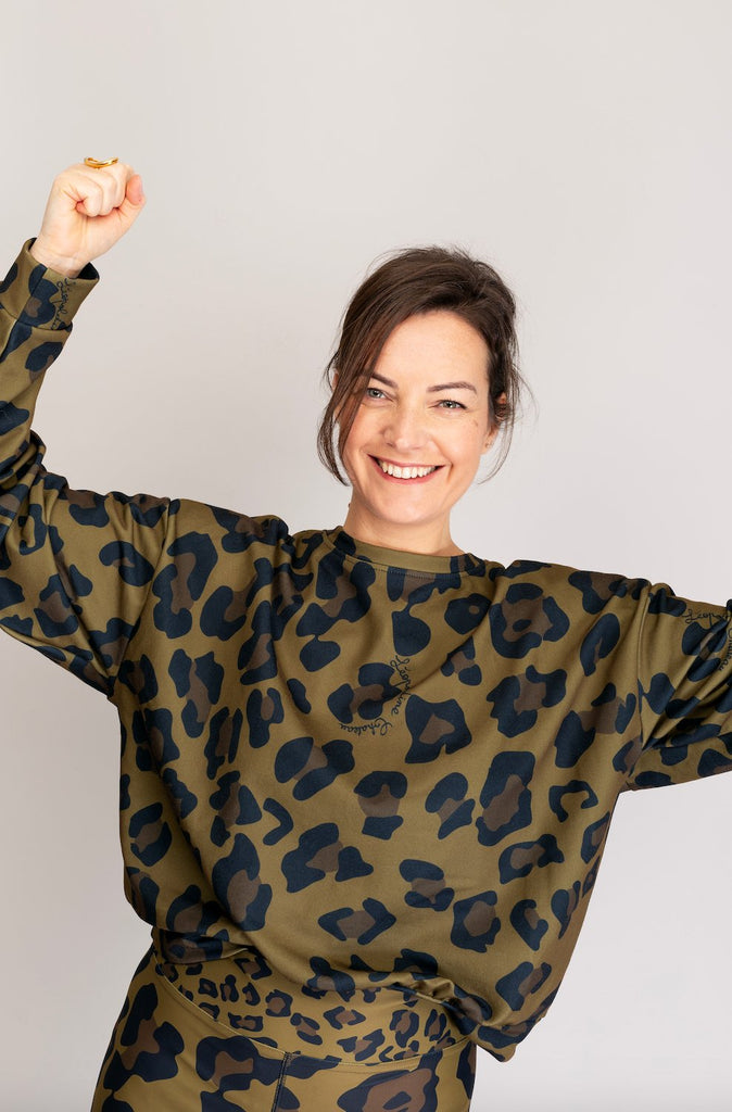 Sweat MALOTRU Léopard - Léopoldine Chateau