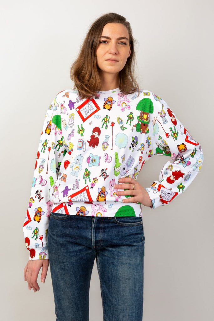 Sweat-shirt MALOTRU "Vintage toys" - Léopoldine Chateau