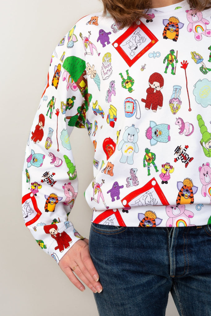 Sweat-shirt MALOTRU "Vintage toys" - Léopoldine Chateau