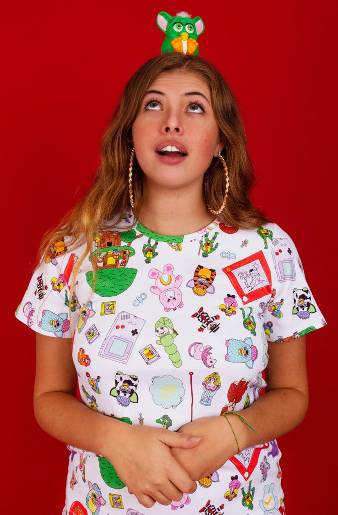 Tee-shirt GLORIA imprimé "Vintage toys" - Léopoldine Chateau