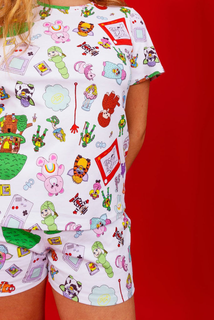 Tee-shirt GLORIA imprimé "Vintage toys" - Léopoldine Chateau